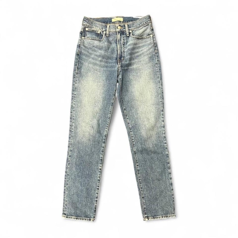 Madewell The Perfect Vintage Jean Size 27 High Rise Straight Leg Medium Wash